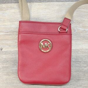 Michael Kors Red Crossbody Bag